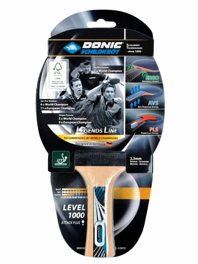 Raquete de tênis de mesa Donic Legends Line 1000