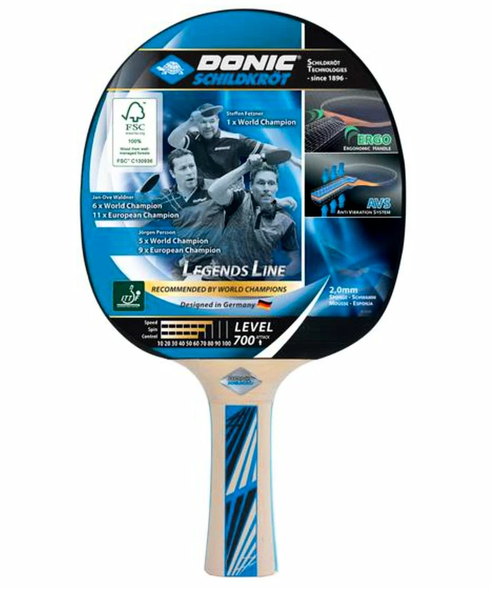 Raquete de tênis de mesa Donic Legends Line 700