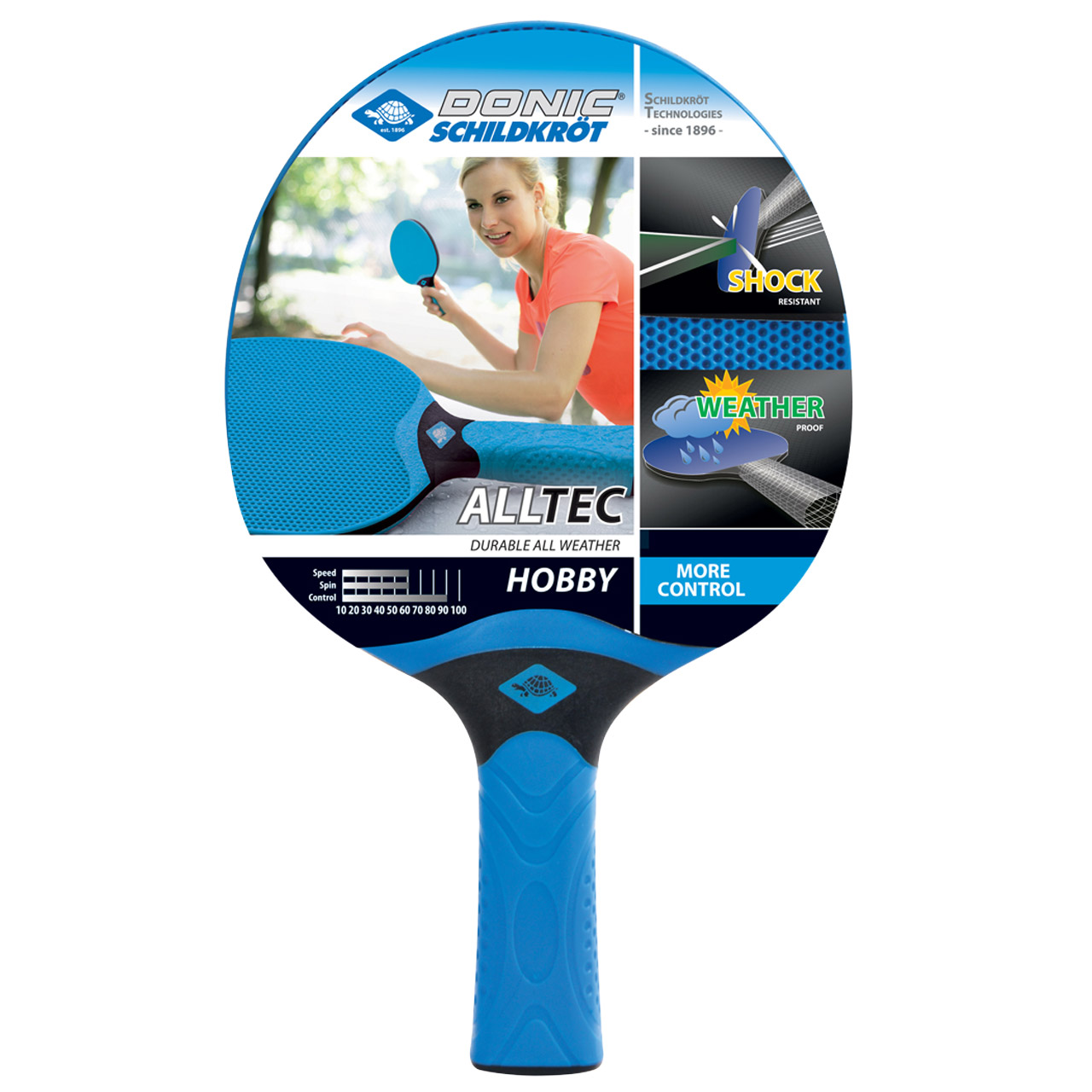 Donic Schildkröt Alltec Hobby table tennis paddle