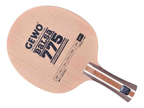 Gewo Balsa Carbon 775 table tennis paddle, photo 2