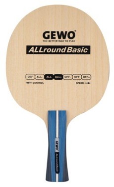Gewo Allround Basic table tennis paddle, photo 2