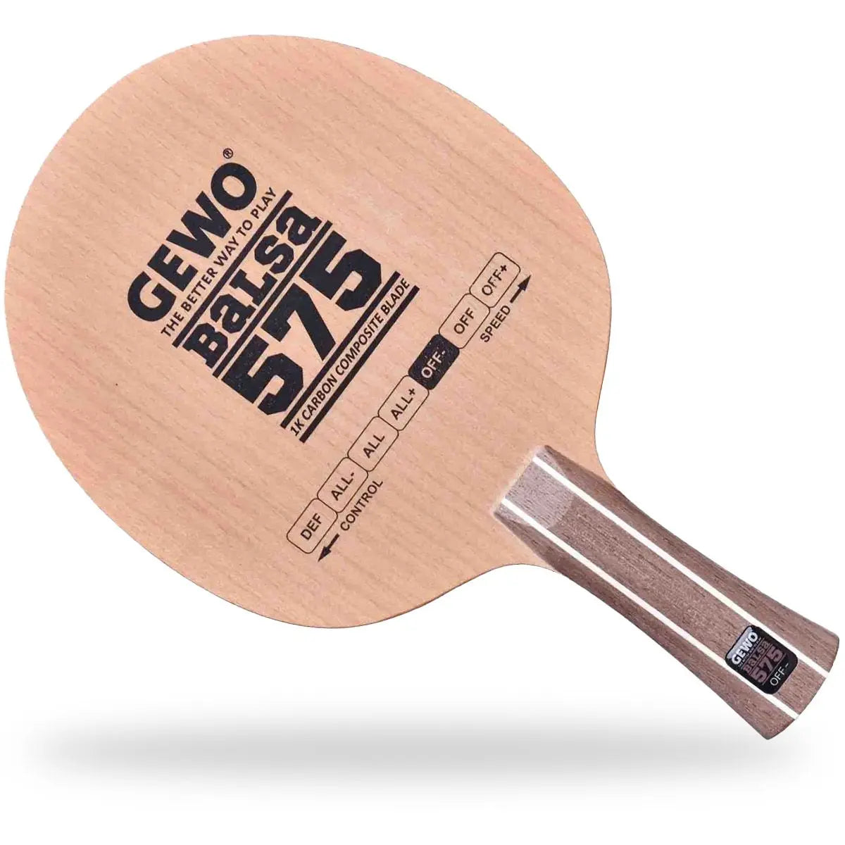 Gewo Balsa Carbon 575 table tennis paddle
