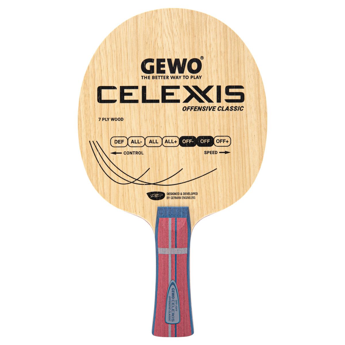 Raquete de tênis de mesa Gewo Celexxis Offensive Classic, foto 2