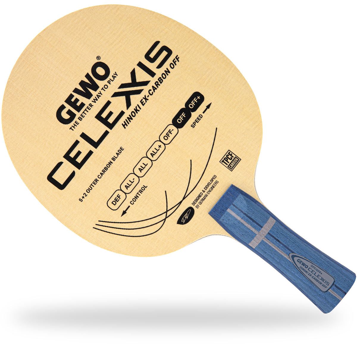 Gewo Celexxis Hinoki Ex-Carbon OFF table tennis paddle