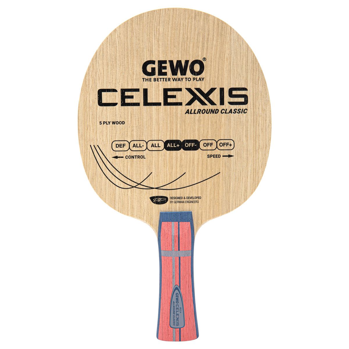 Gewo Celexxis Allround Classic table tennis paddle, photo 2