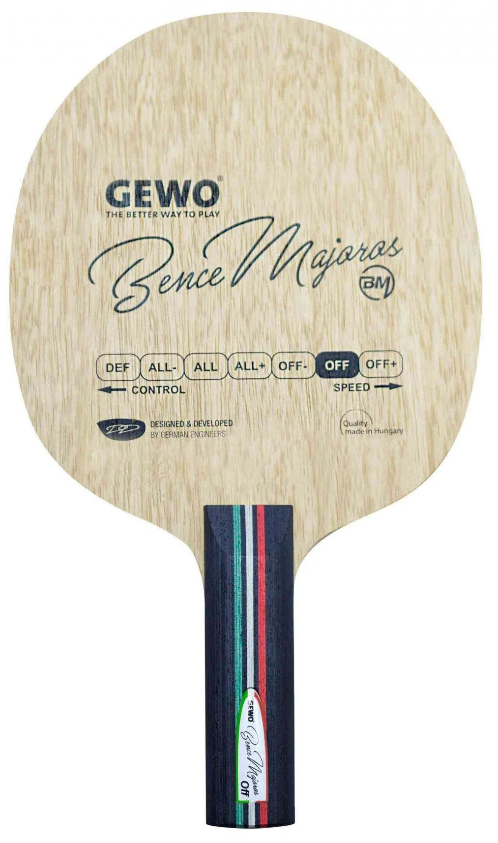 Gewo Bence Majoros OFF table tennis paddle