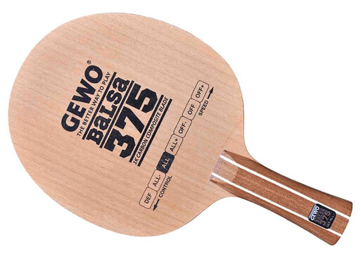 Gewo Balsa Carbon 375 table tennis paddle