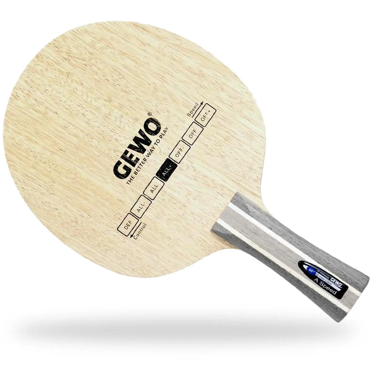 Gewo Hybrid Carbon A/Speed ALL+ table tennis paddle