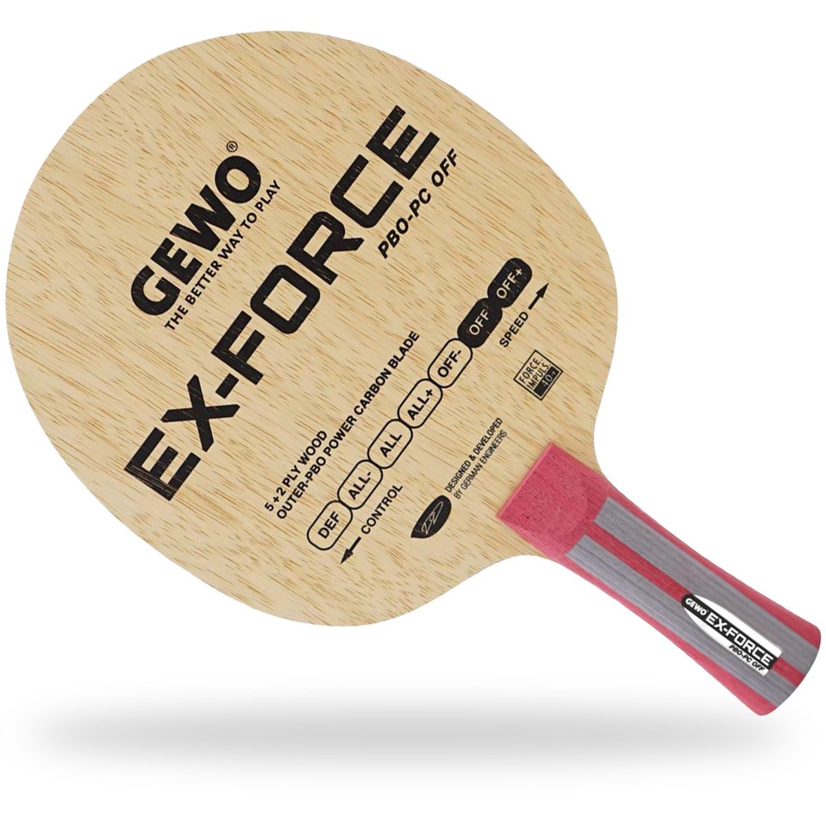 Gewo Ex-Force PBO-PC OFF table tennis paddle