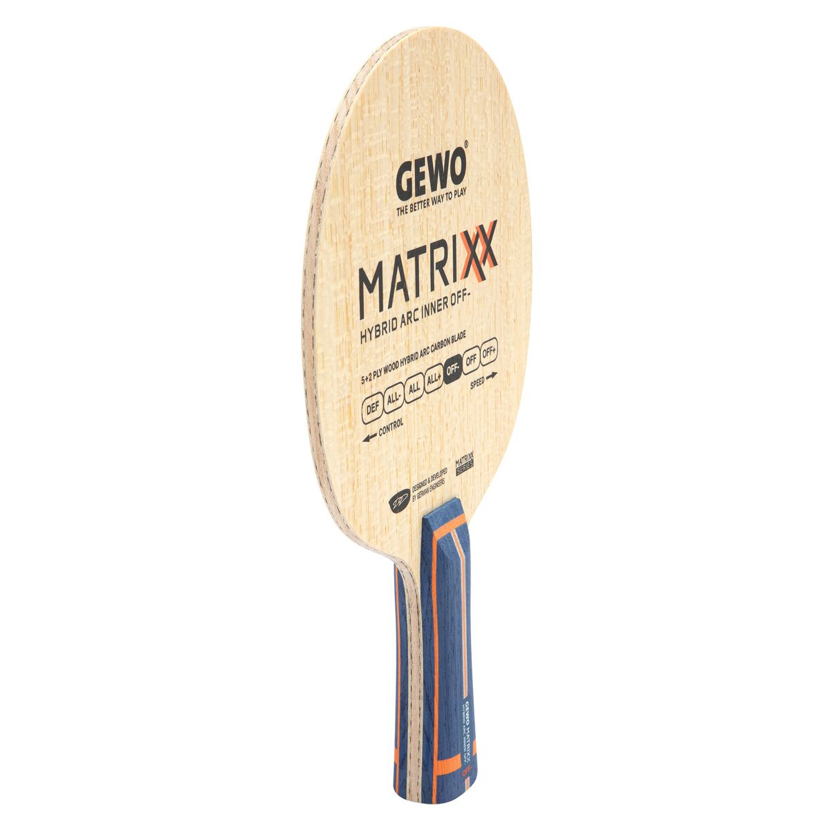 Raquete de tênis de mesa Gewo Matrixx Hybrid ARC Inner OFF-, foto 2