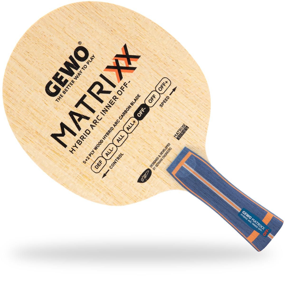 Gewo Matrixx Hybrid ARC Inner OFF- table tennis paddle