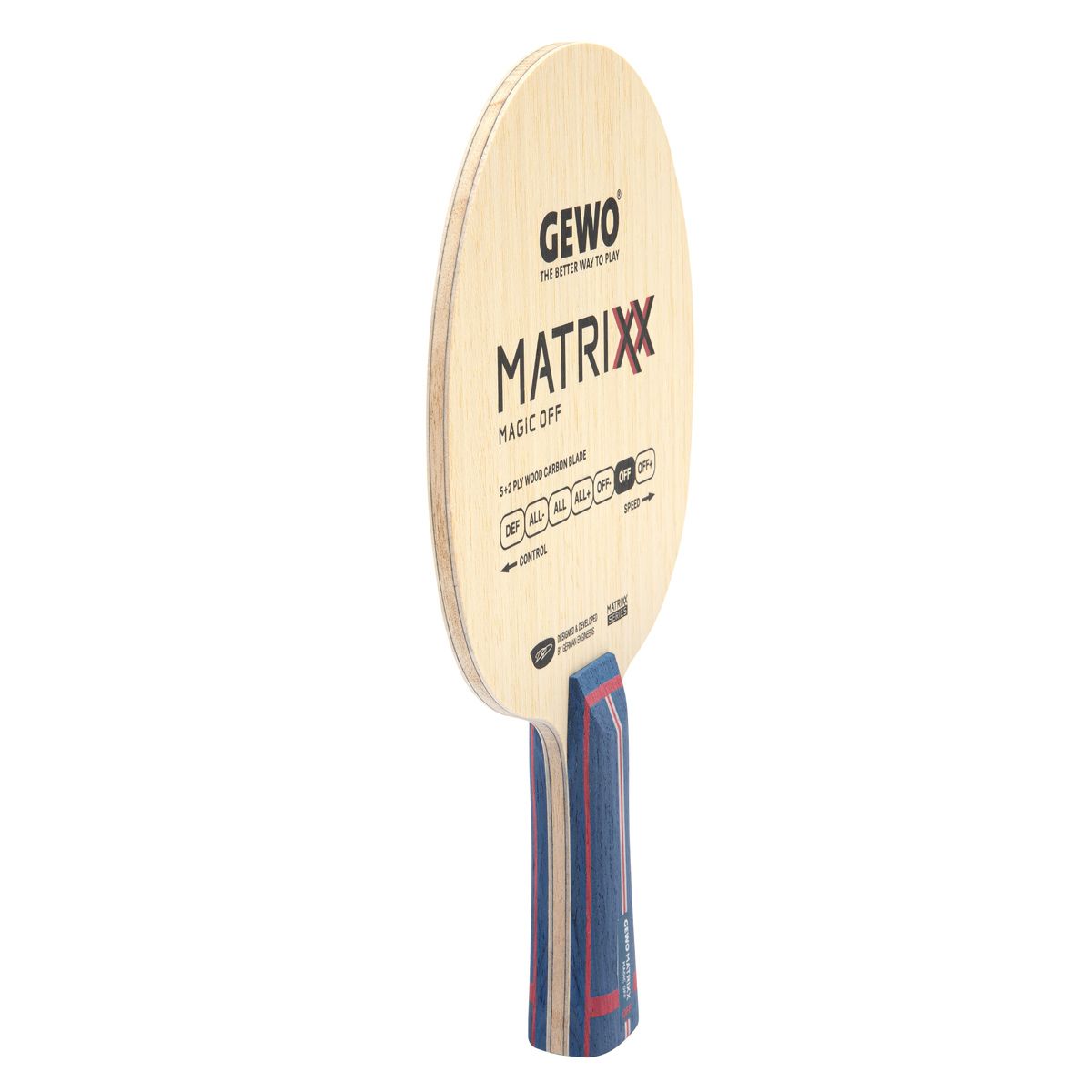 Gewo Matrixx Magic OFF table tennis paddle, photo 2