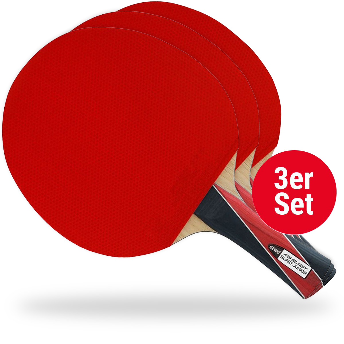 Raquete de tênis de mesa Gewo PS Blast Junior - Set (3 Stück)