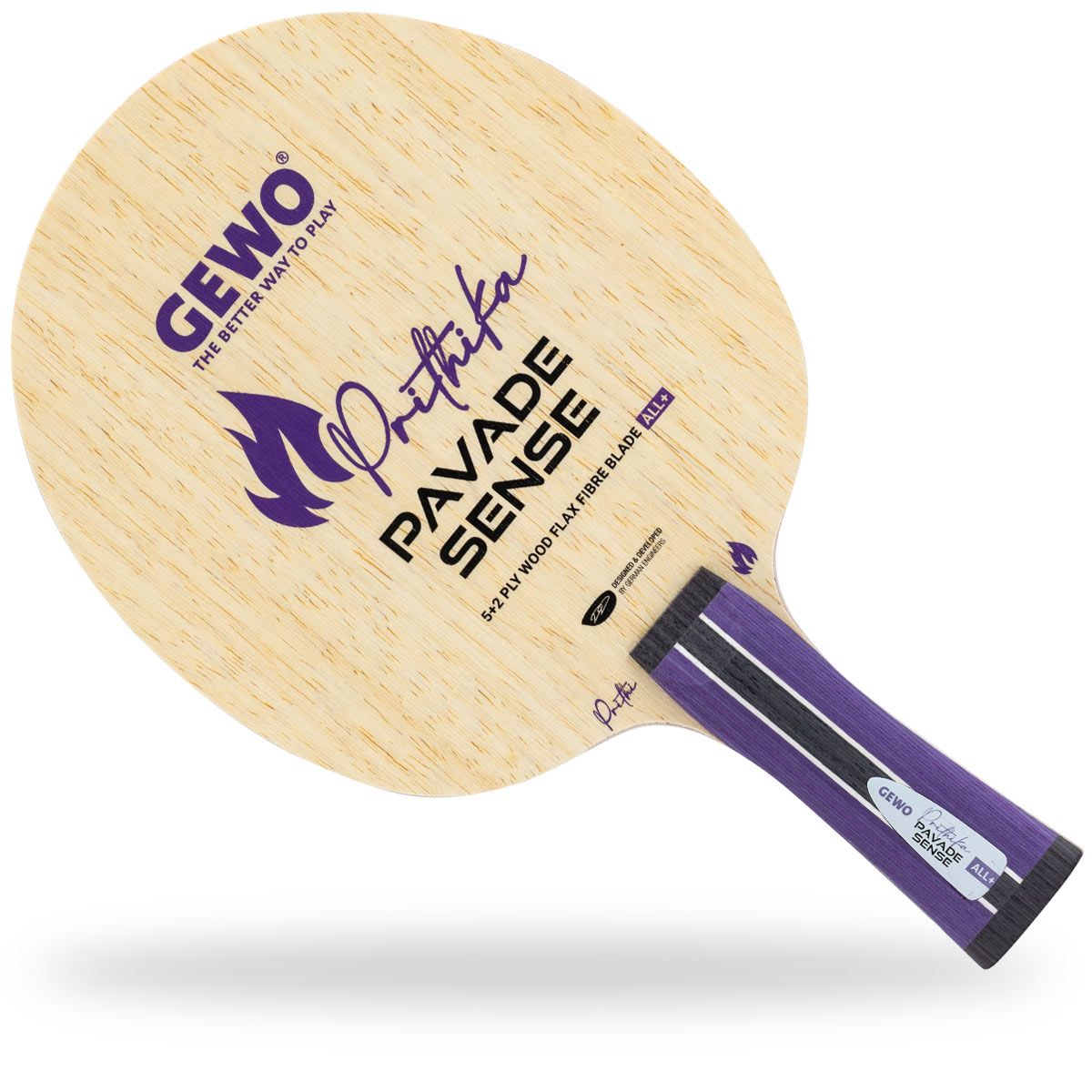 Gewo Prithika Pavade Sense ALL+ table tennis paddle