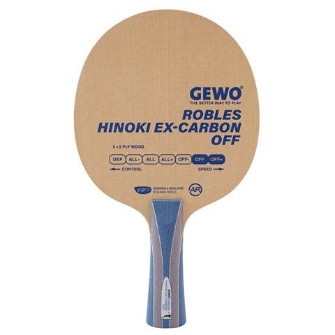 Gewo Robles Hinoki Ex-Carbon table tennis paddle
