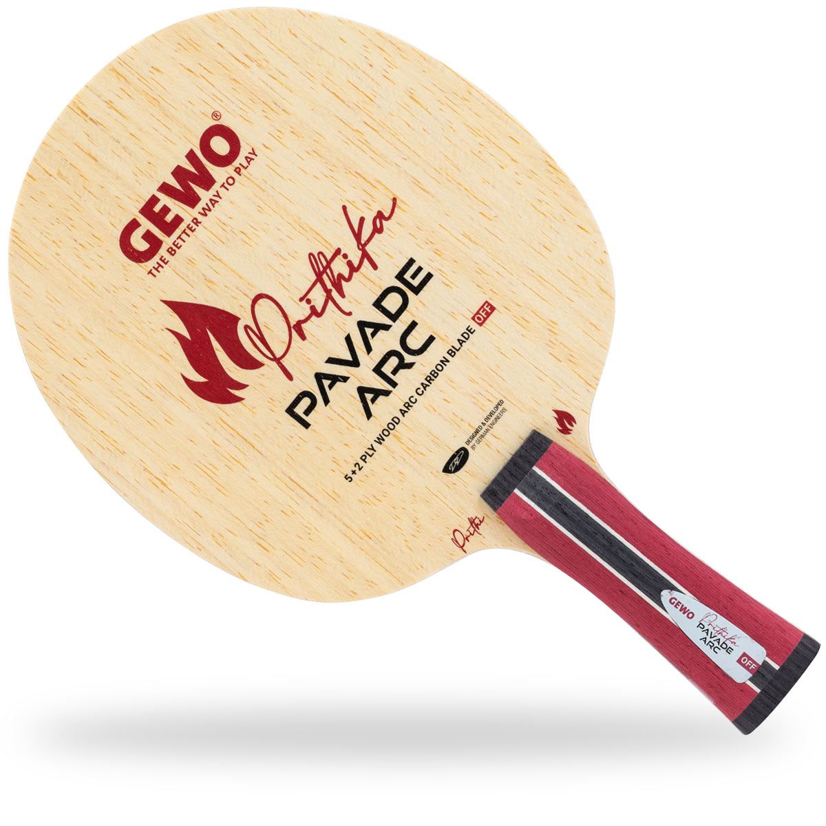 Gewo Prithika Pavade ARC OFF table tennis paddle