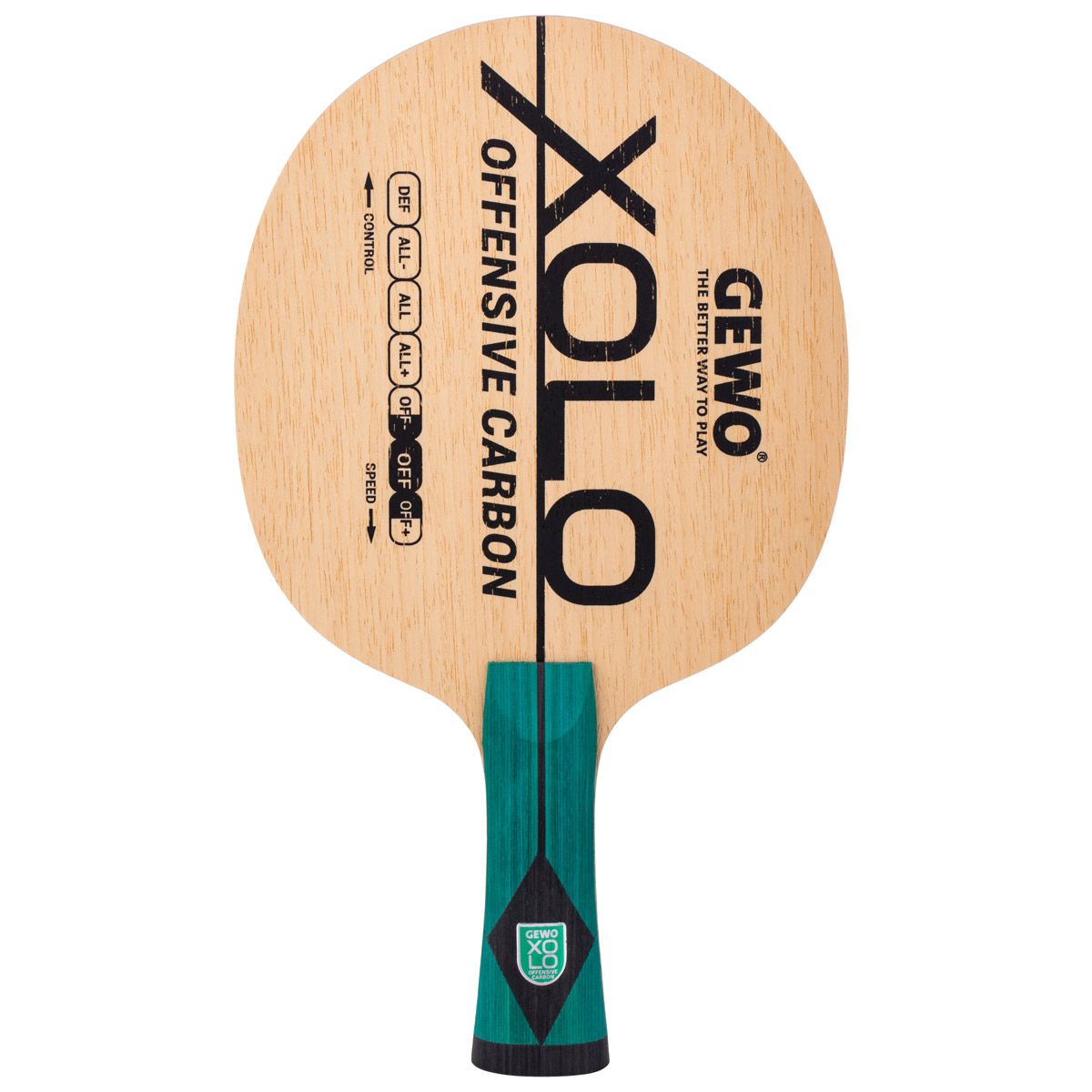Raquete de tênis de mesa Gewo Xolo Offensive Carbon, foto 2