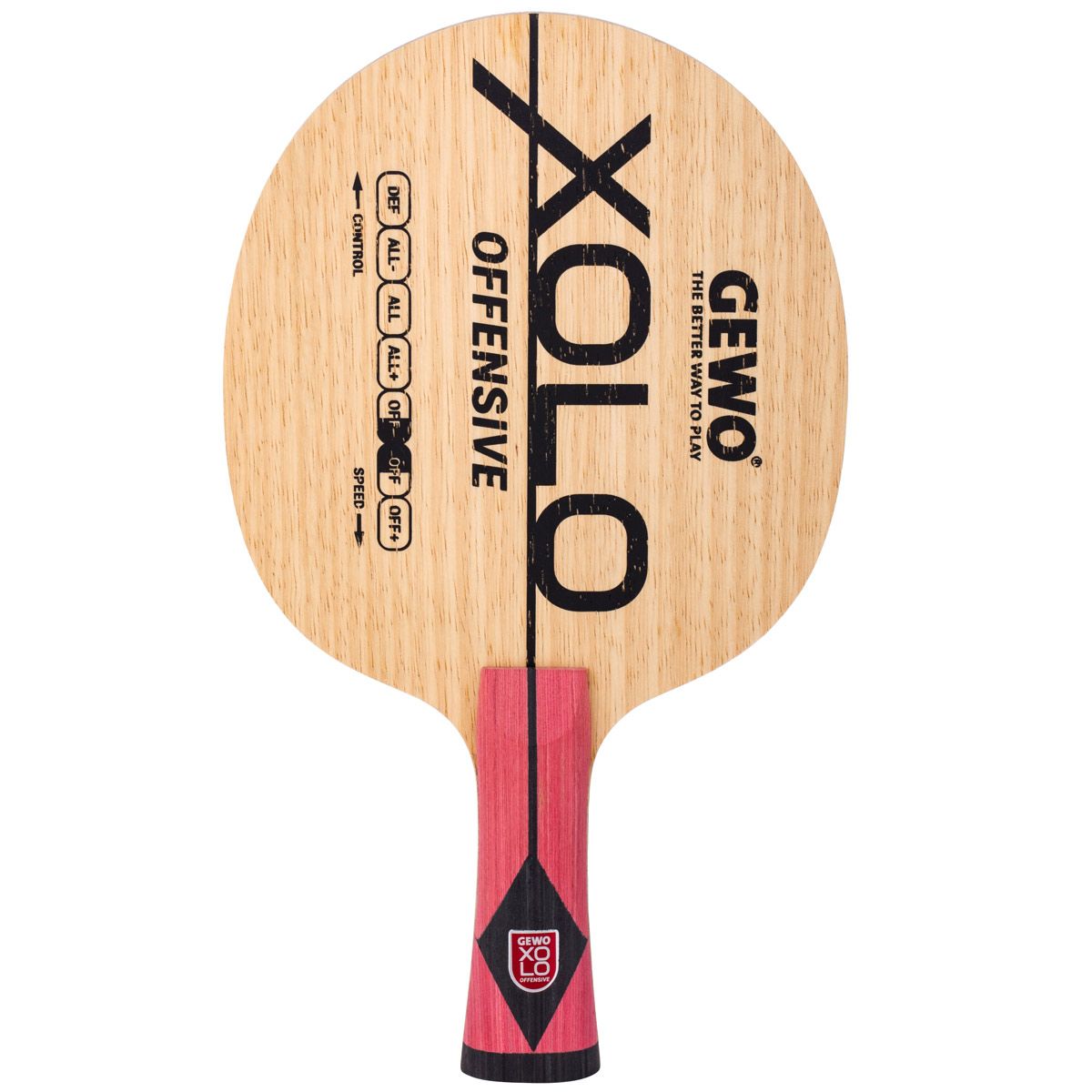 Gewo Xolo Offensive table tennis paddle, photo 2