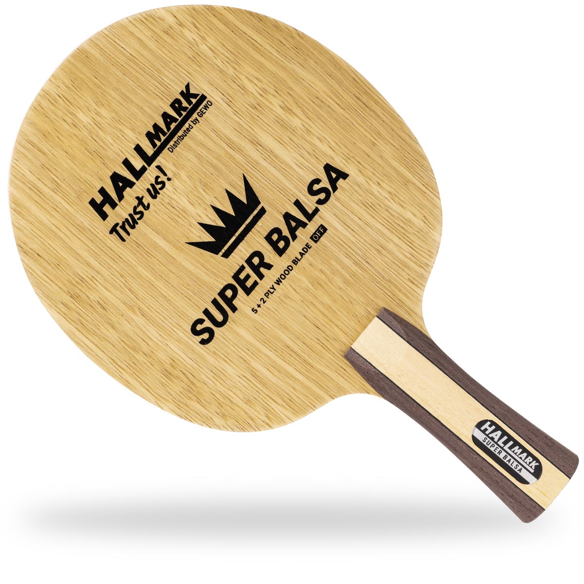Hallmark Super Balsa table tennis paddle