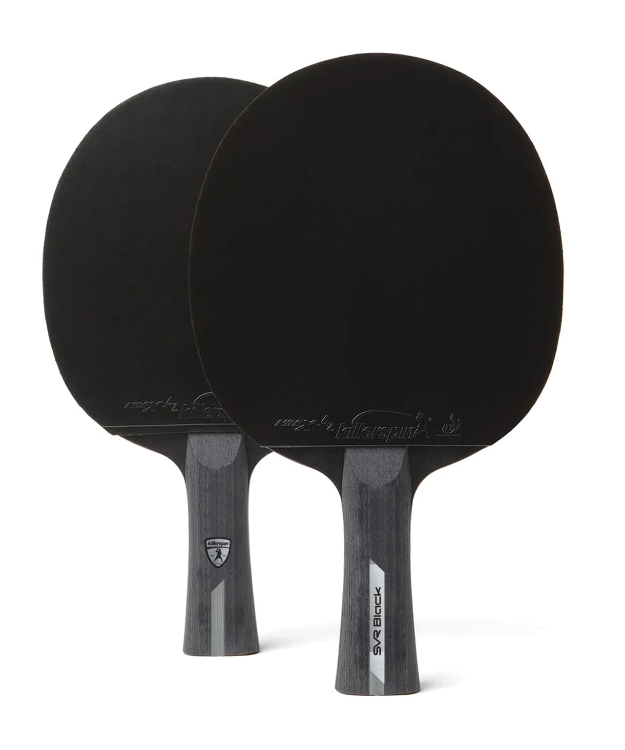 Raquete de tênis de mesa Killerspin SVR 2U Black Paddle Set