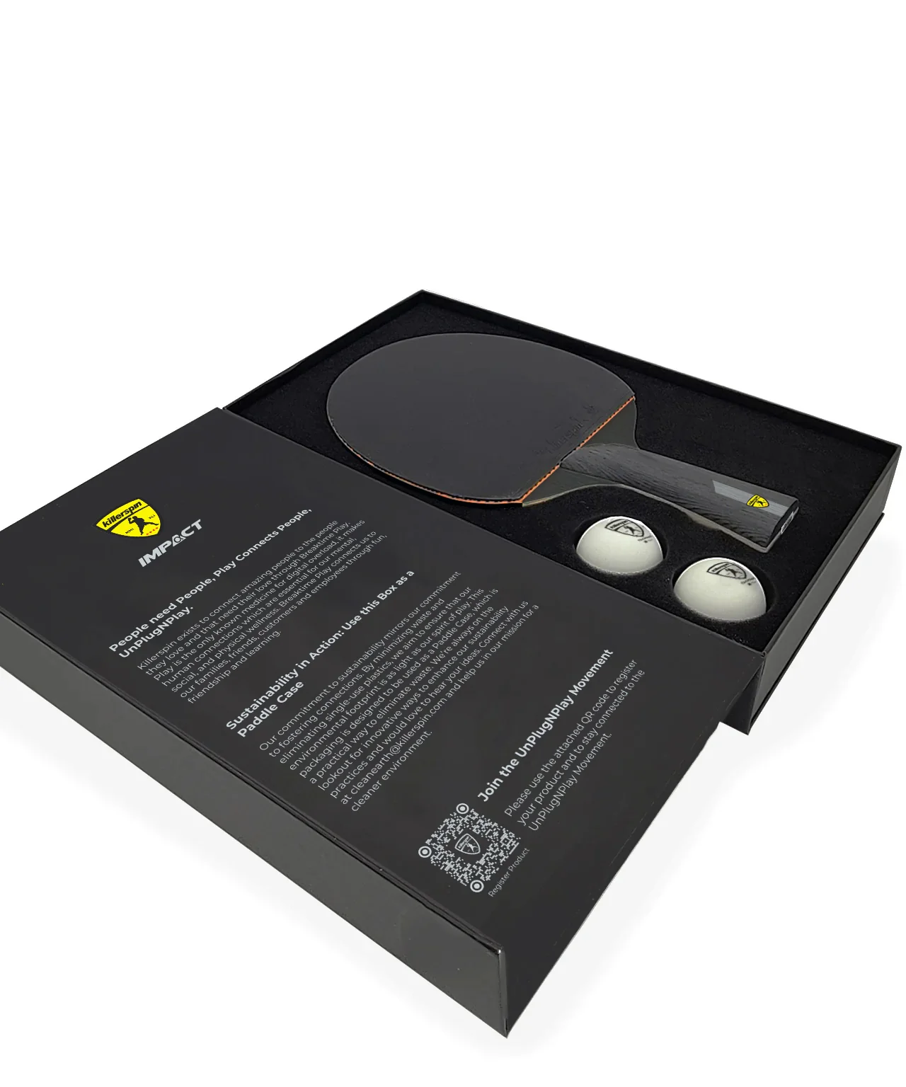 Killerspin Impact D9 Power Grip table tennis paddle