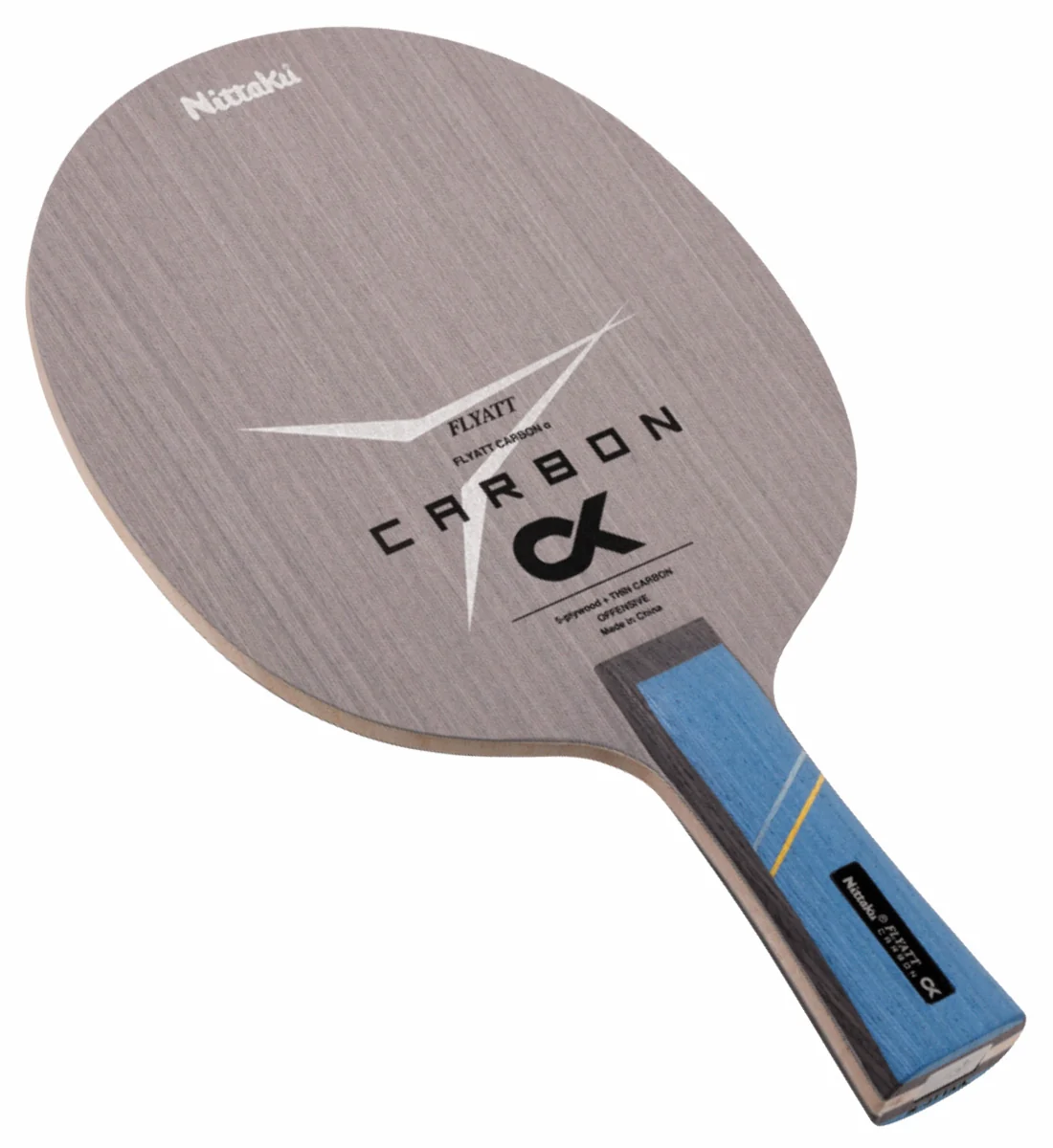 Raquete de tênis de mesa Nittaku Flyatt Carbon Alpha