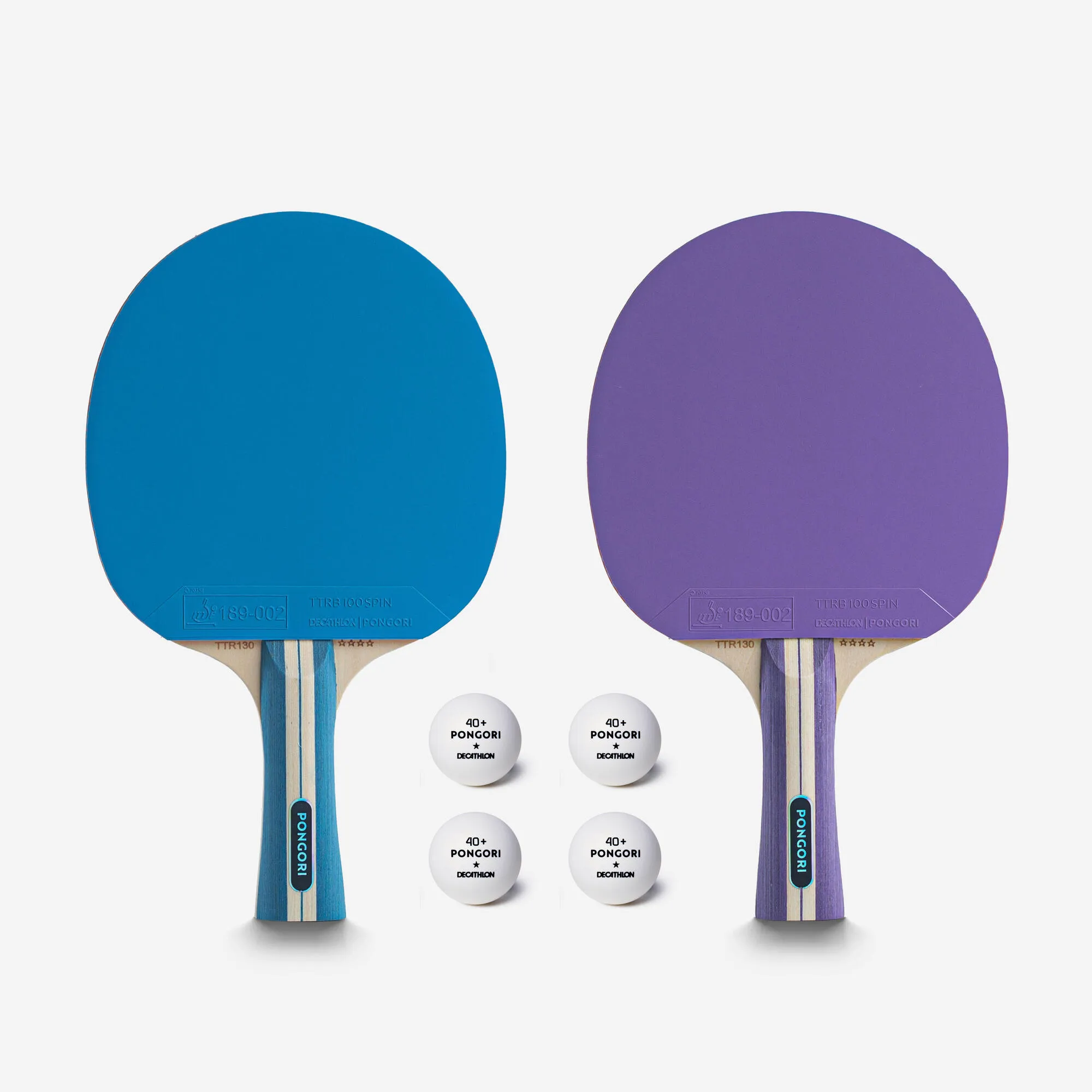 Pongori Conjunto 2 TTR 130 Spin table tennis paddle