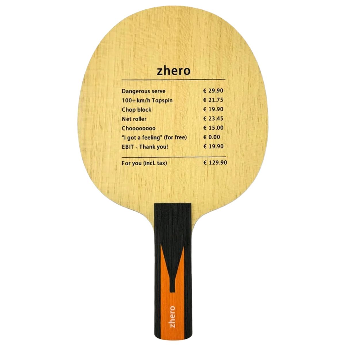 Sauer & Tröger Zhero table tennis paddle