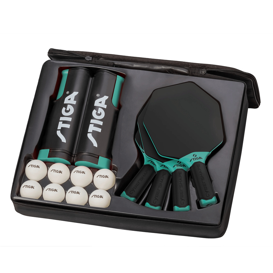 Stiga Set Cybershape Anywhere table tennis paddle