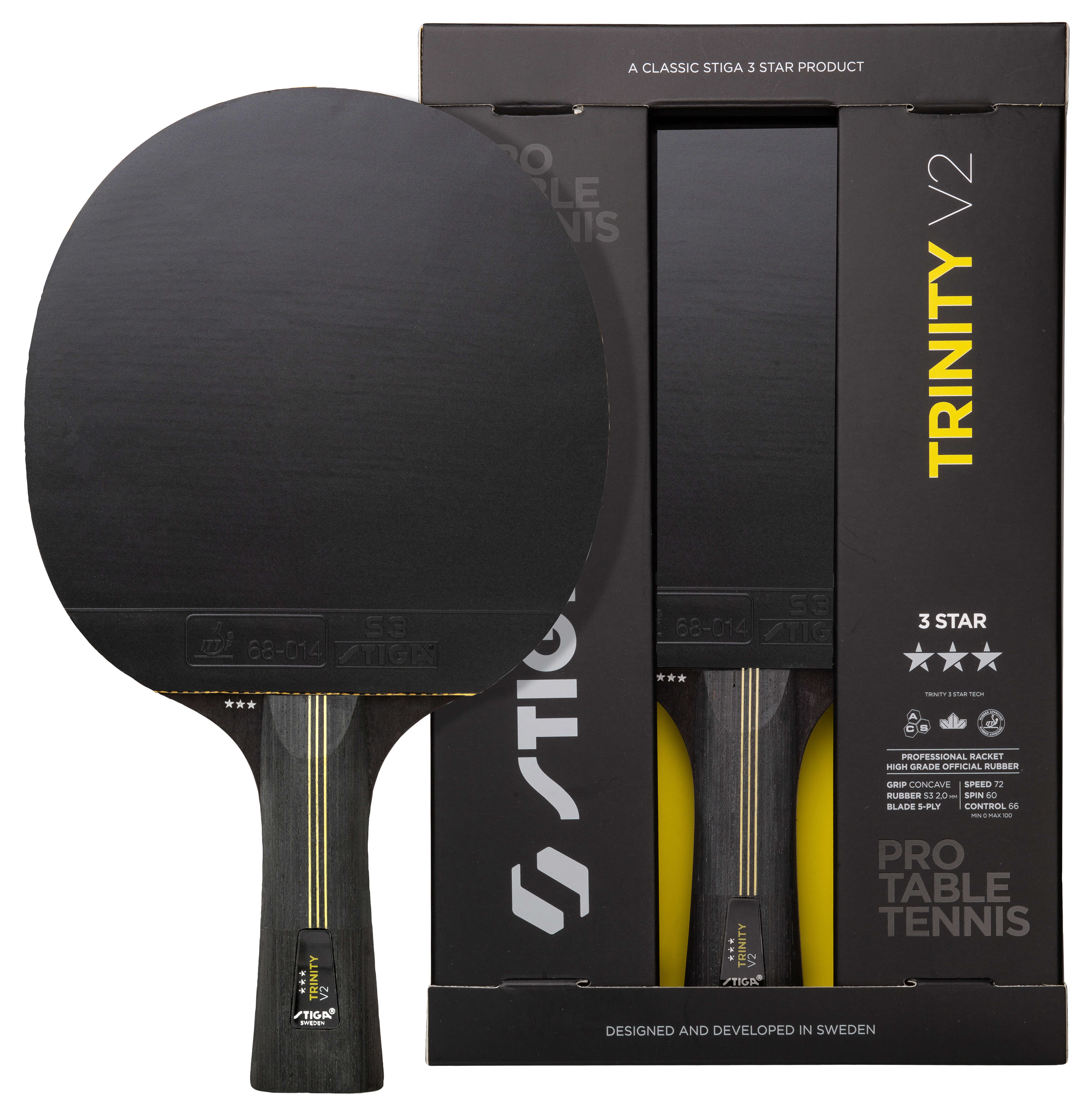 Raquete de tênis de mesa Stiga Trinity 3-Star V2, foto 2