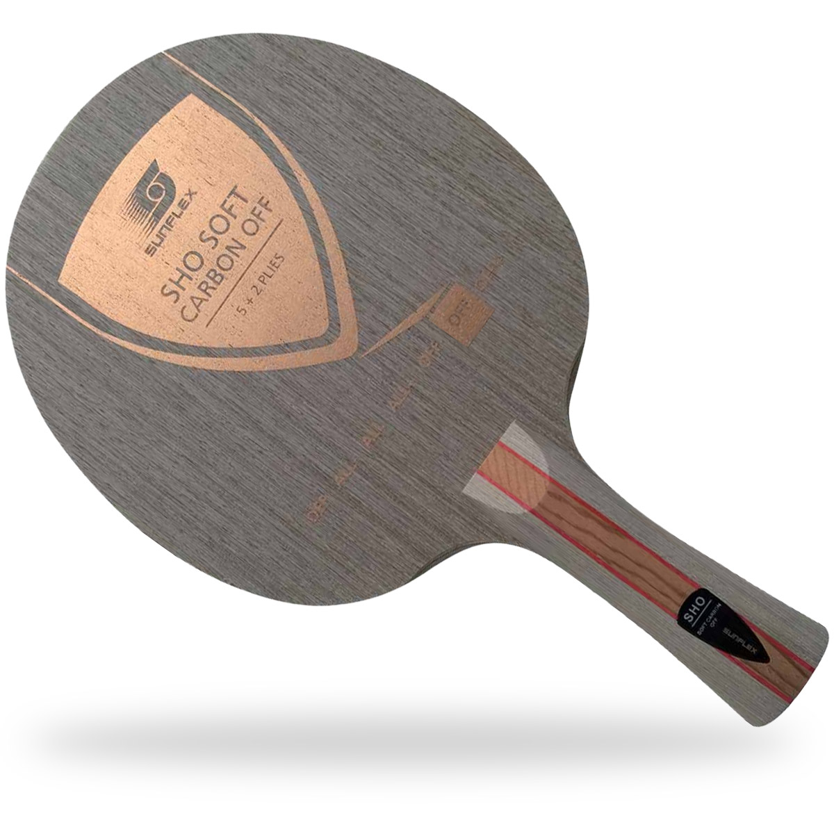 Raquete de tênis de mesa Sunflex Sho Soft Carbon Off