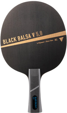 Victas Black Balsa V 5.0 table tennis paddle