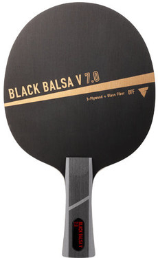 Victas Black Balsa V 7.0 table tennis paddle