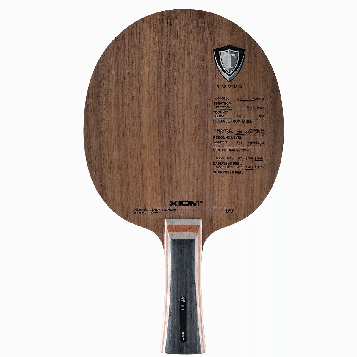 Xiom V1 table tennis paddle