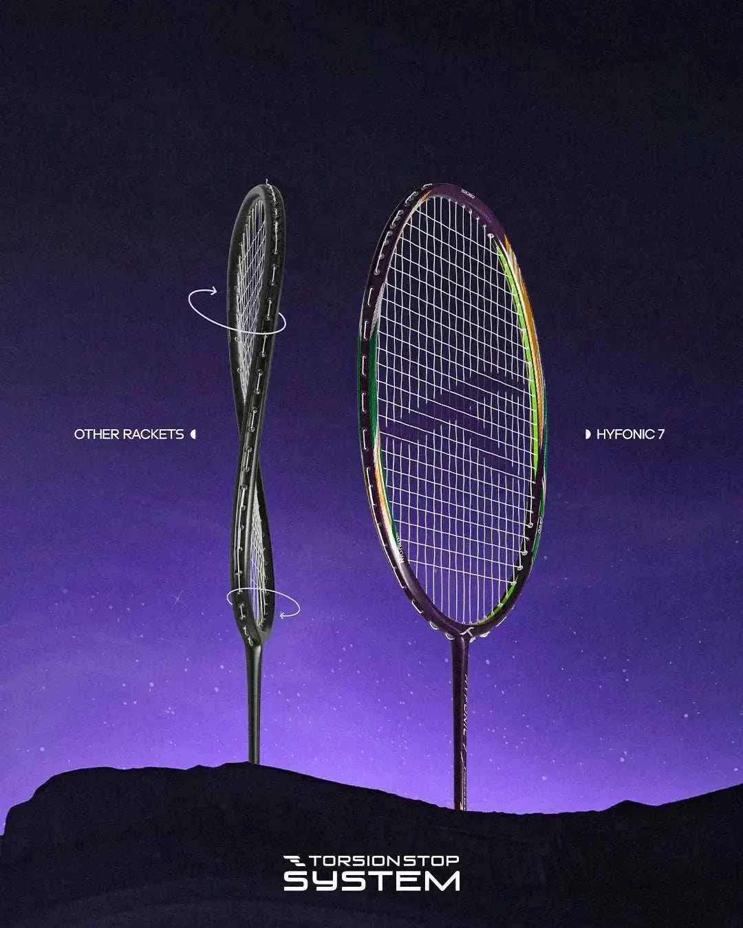 Hundred Hyfonic 7 Pro badminton racket, photo 2