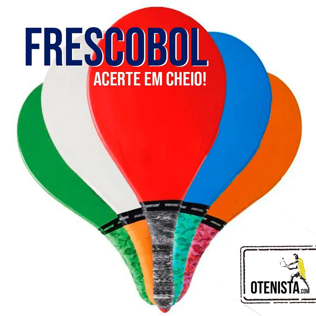 Raquete de frescobol O Tenista Evolution Semelhante Fibra