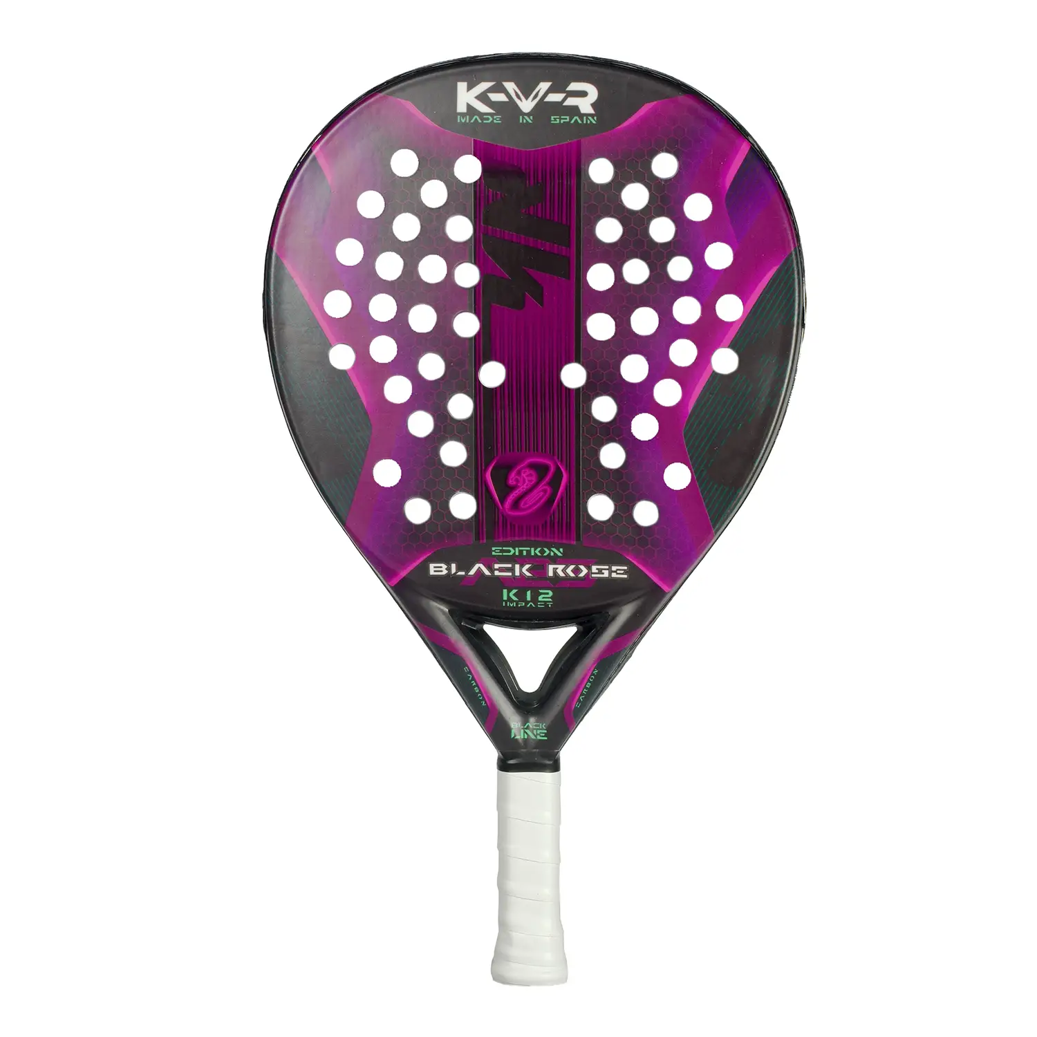 Raquete de padel Akkeron Black Pink