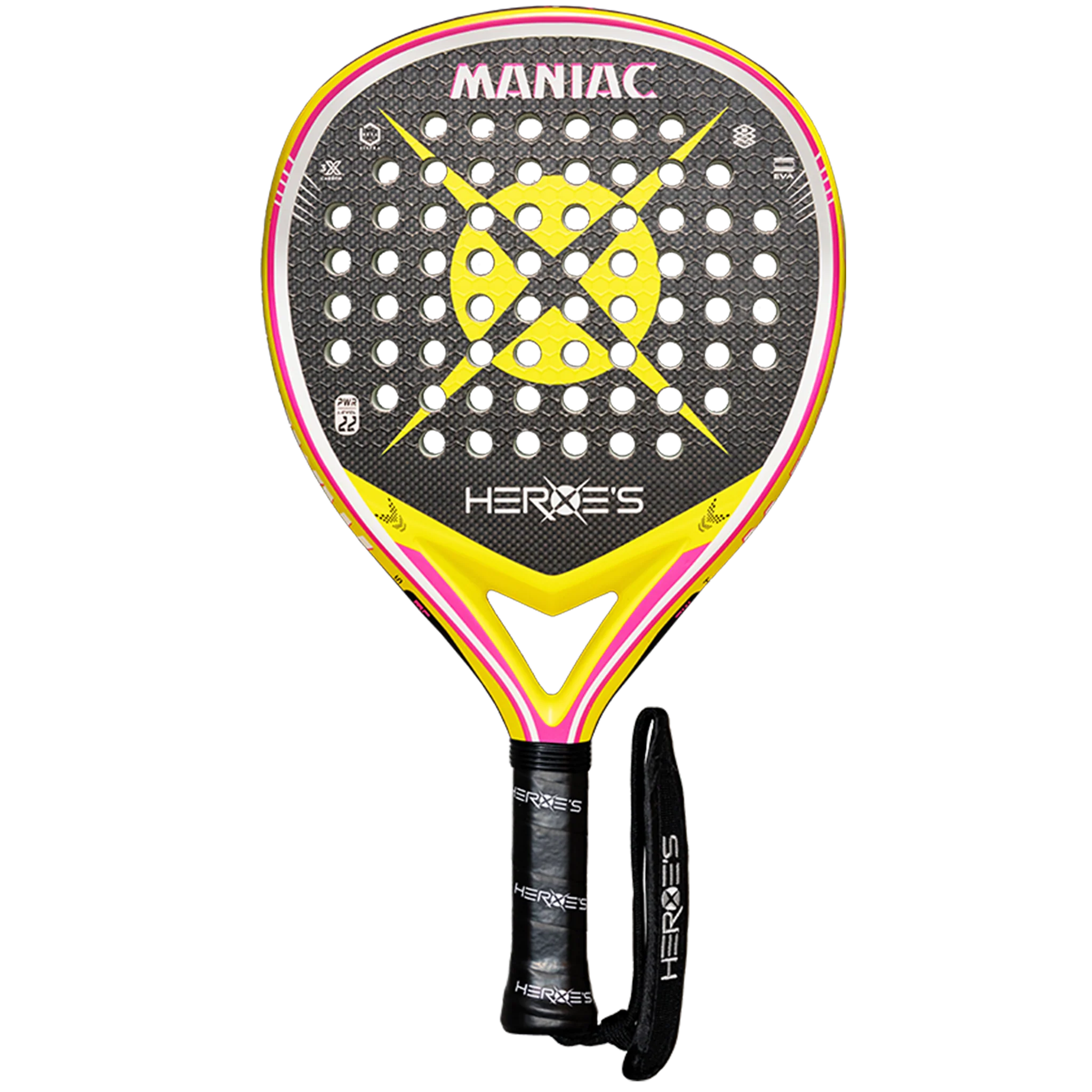 Raquete de padel Heroe's Maniac Power 2023