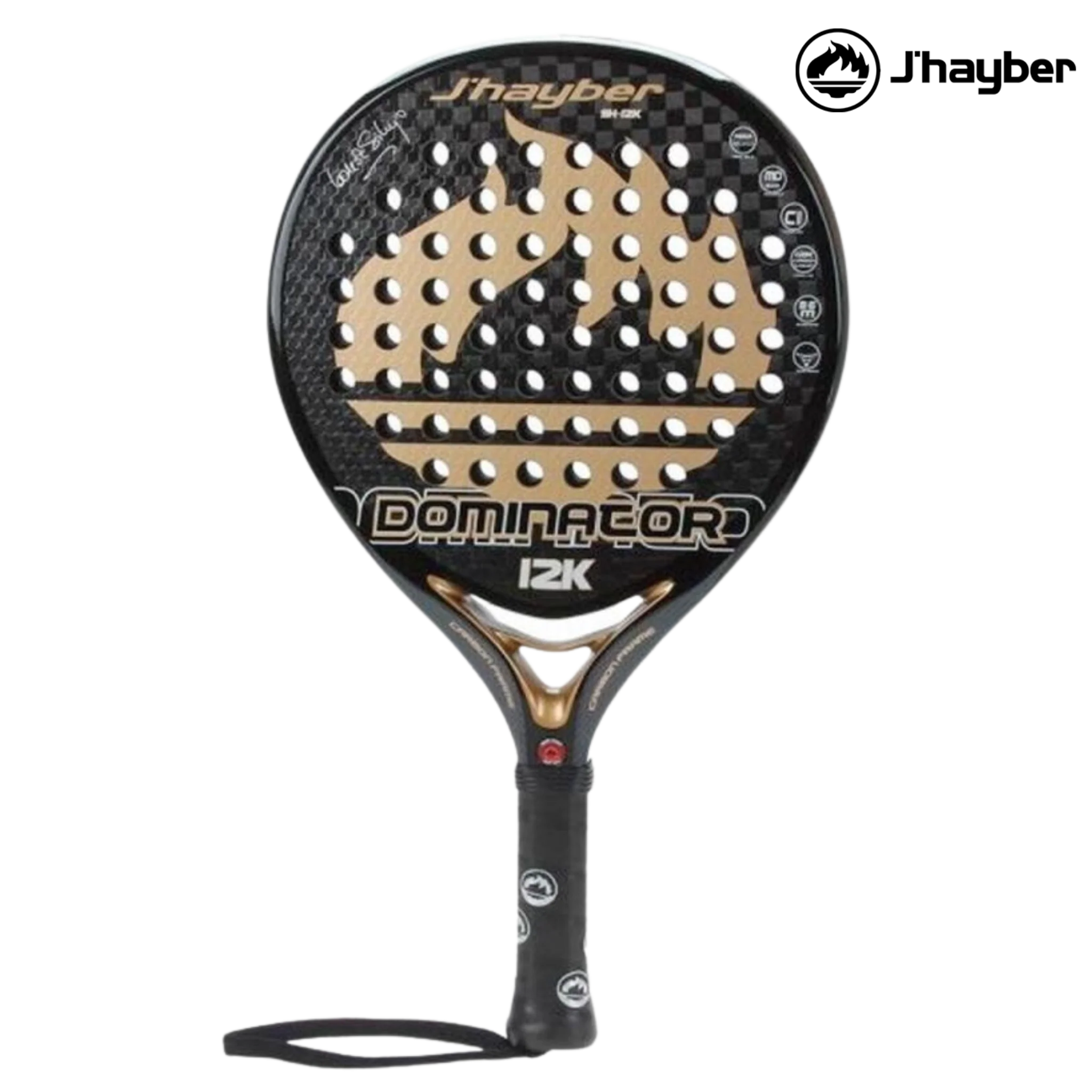 Raquete de padel J'Hayber 'Hayber Dominator 12K