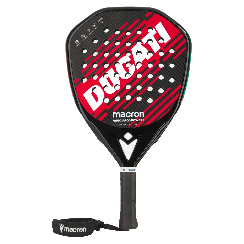 Raquete de padel Macron Hero Pro Power X Ducati