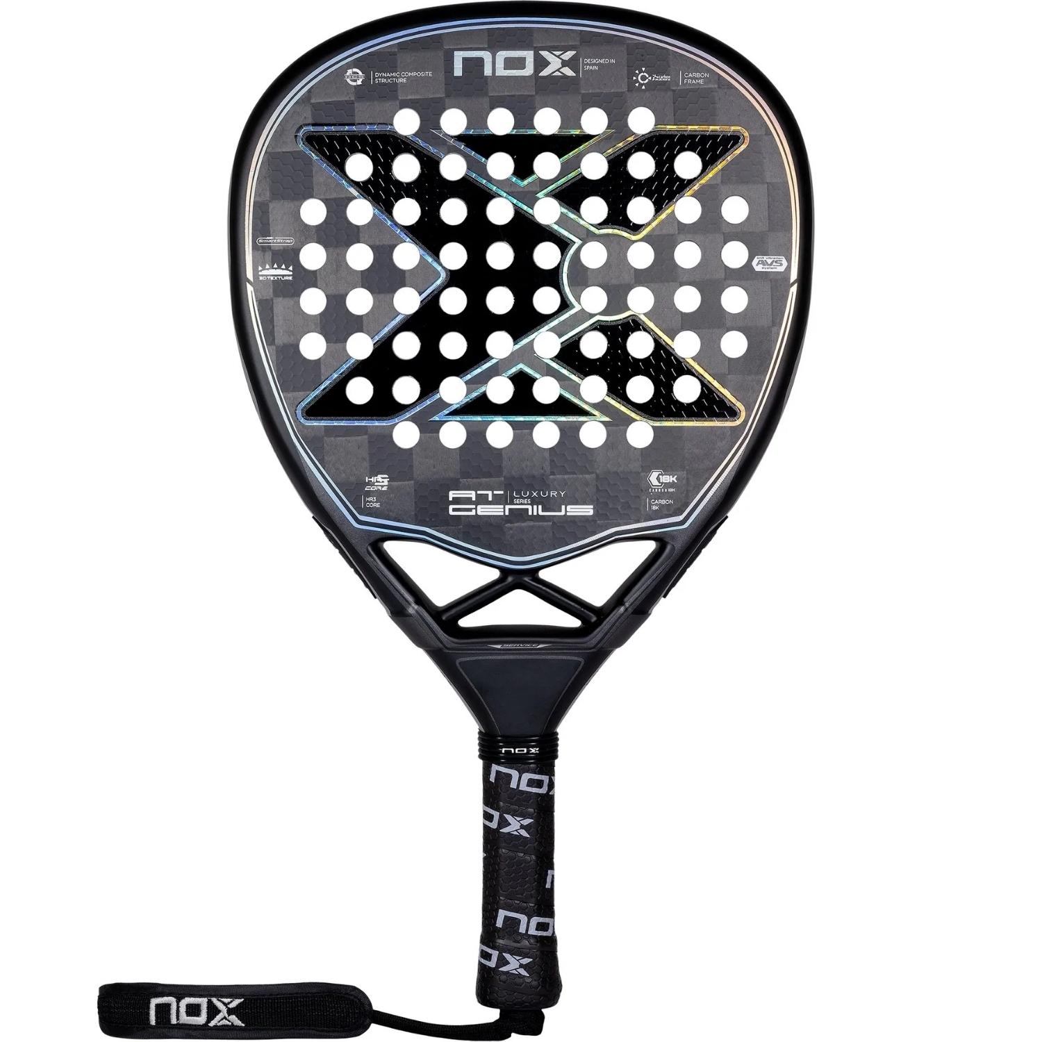 Raquete de padel NOX At Genius Attack 18K 2023