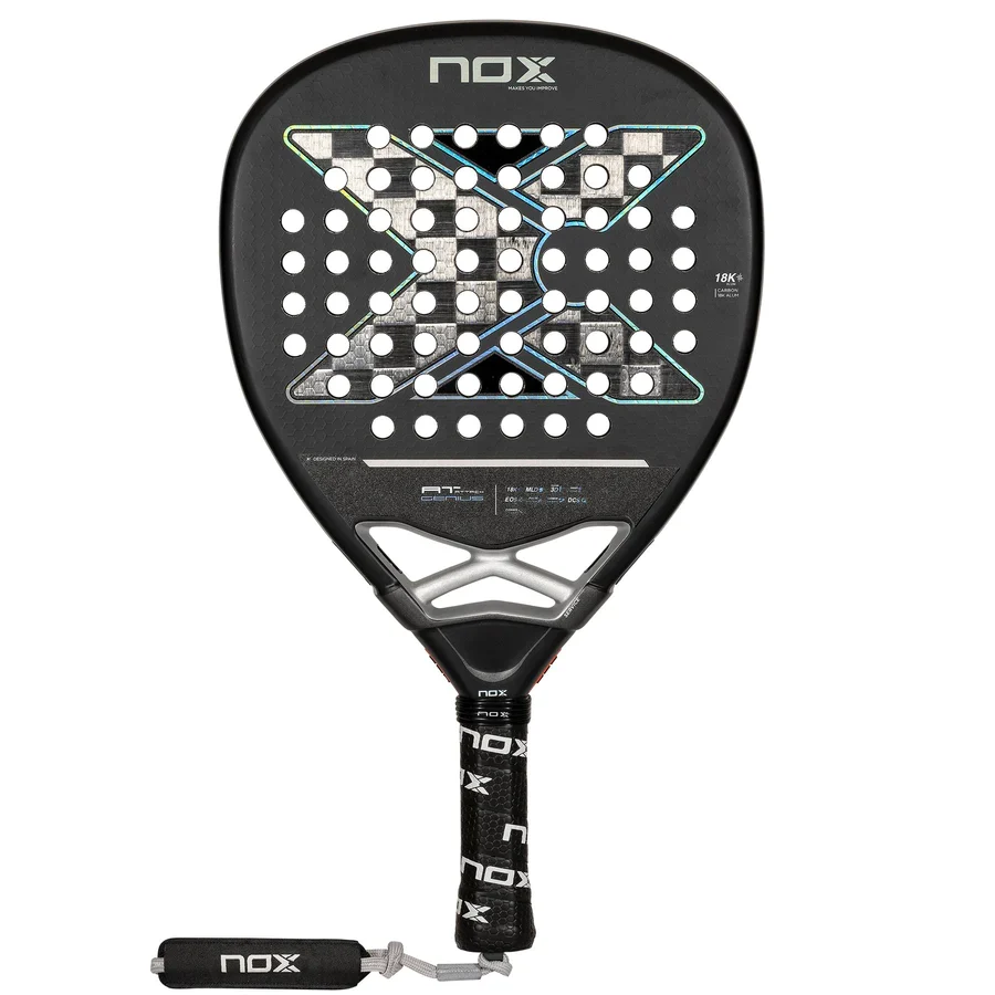 Raquete de padel NOX At Luxury Genius Attack 18K 2024