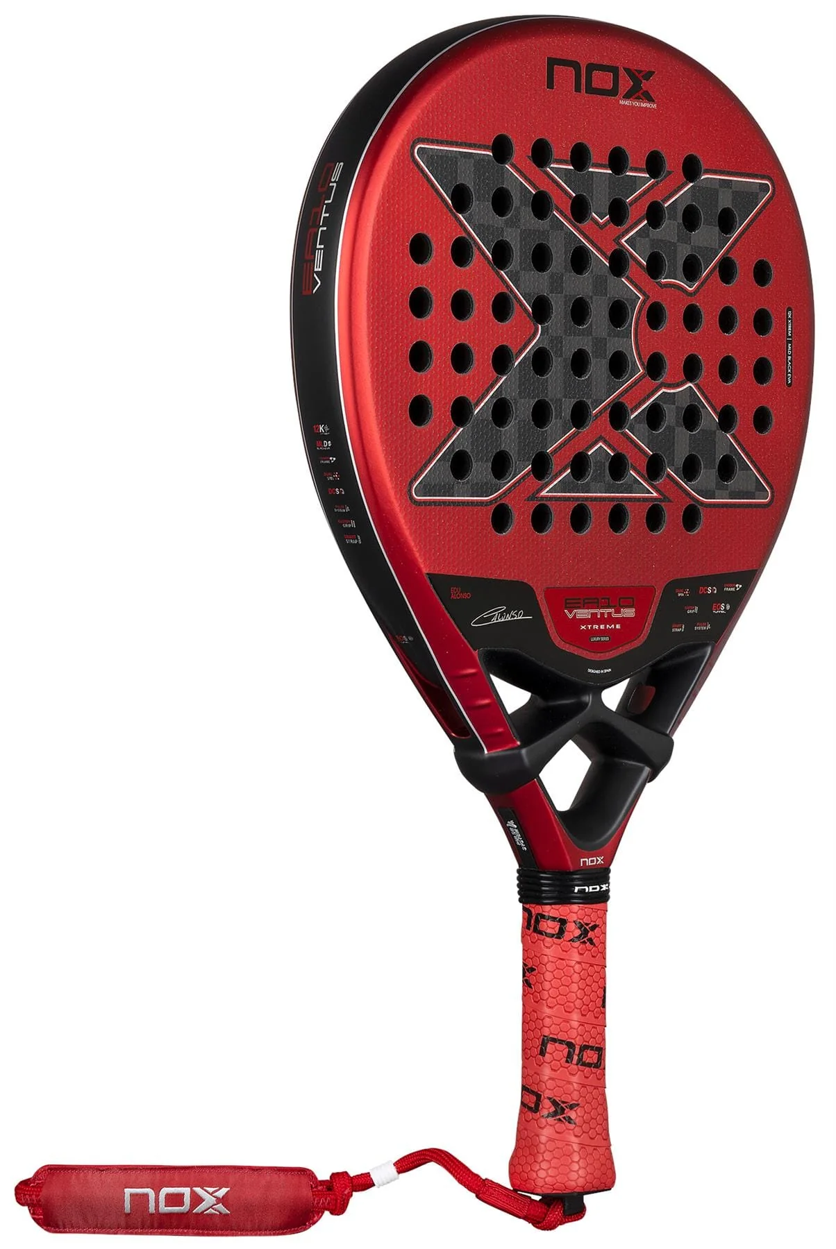 Raquete de padel NOX Luxury EA10 Ventus Hybrid 12K Xtreme 2026, foto 2