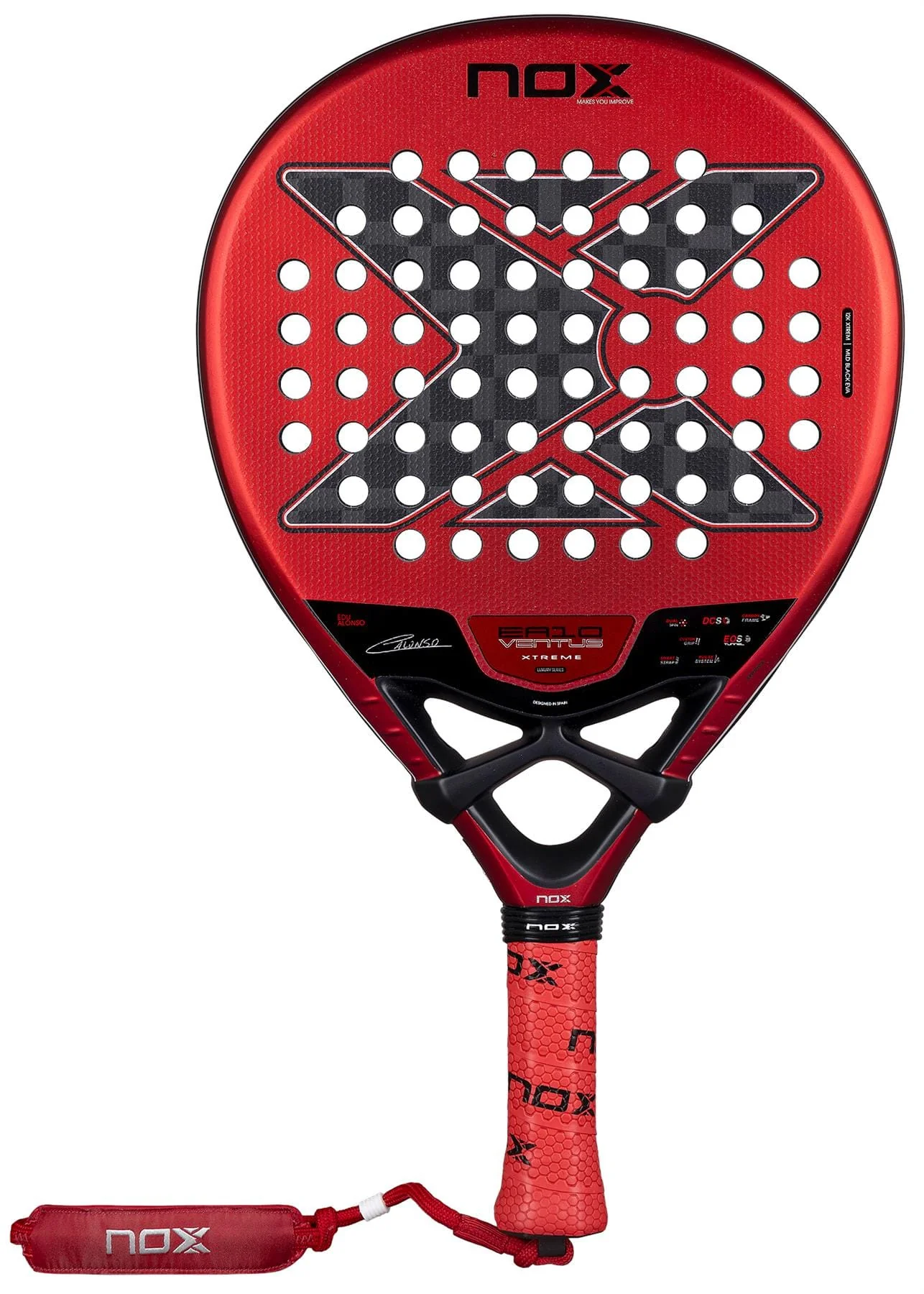 Raquete de padel NOX Luxury EA10 Ventus Hybrid 12K Xtreme 2026