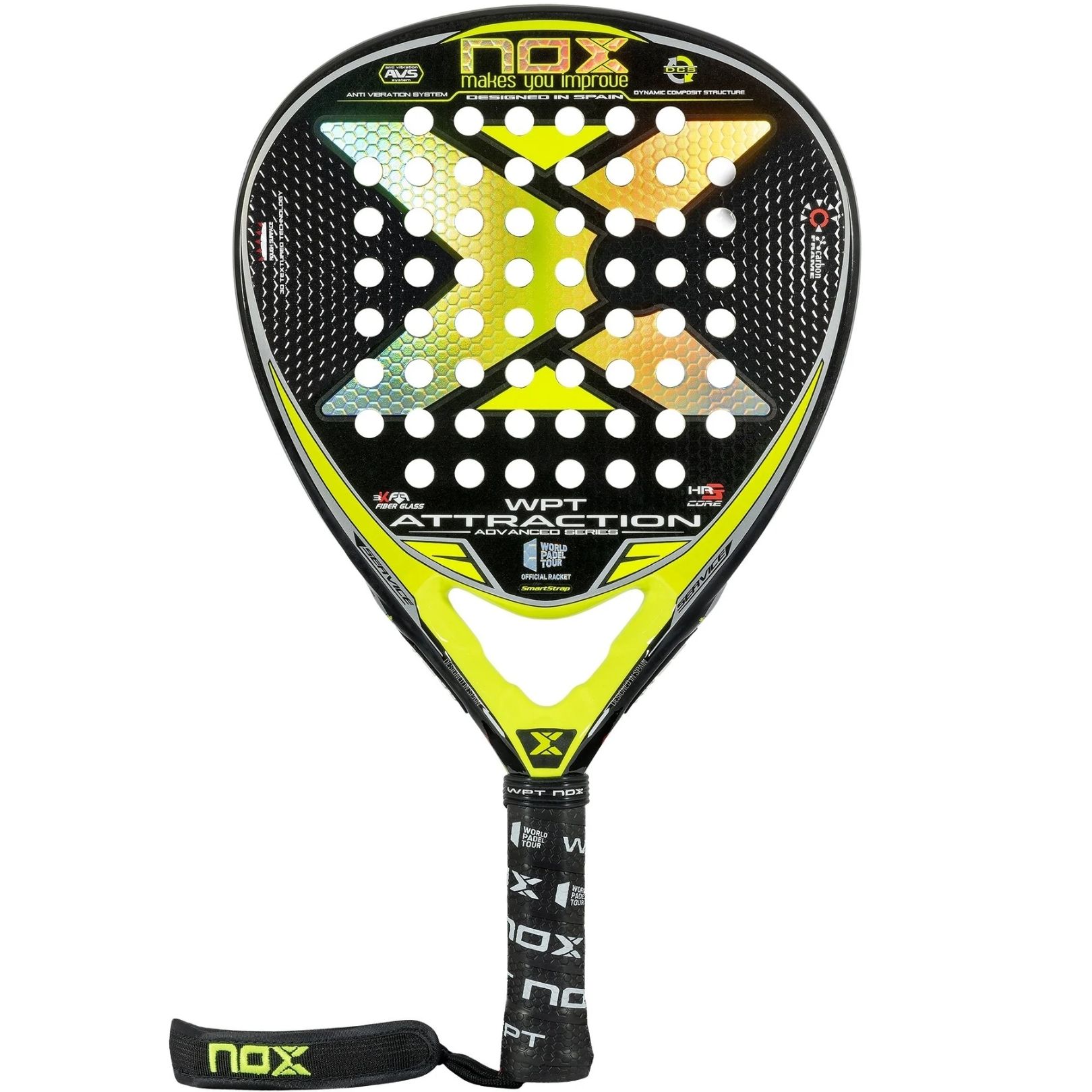 Raquete de padel NOX Attraction WPT Edition 2022
