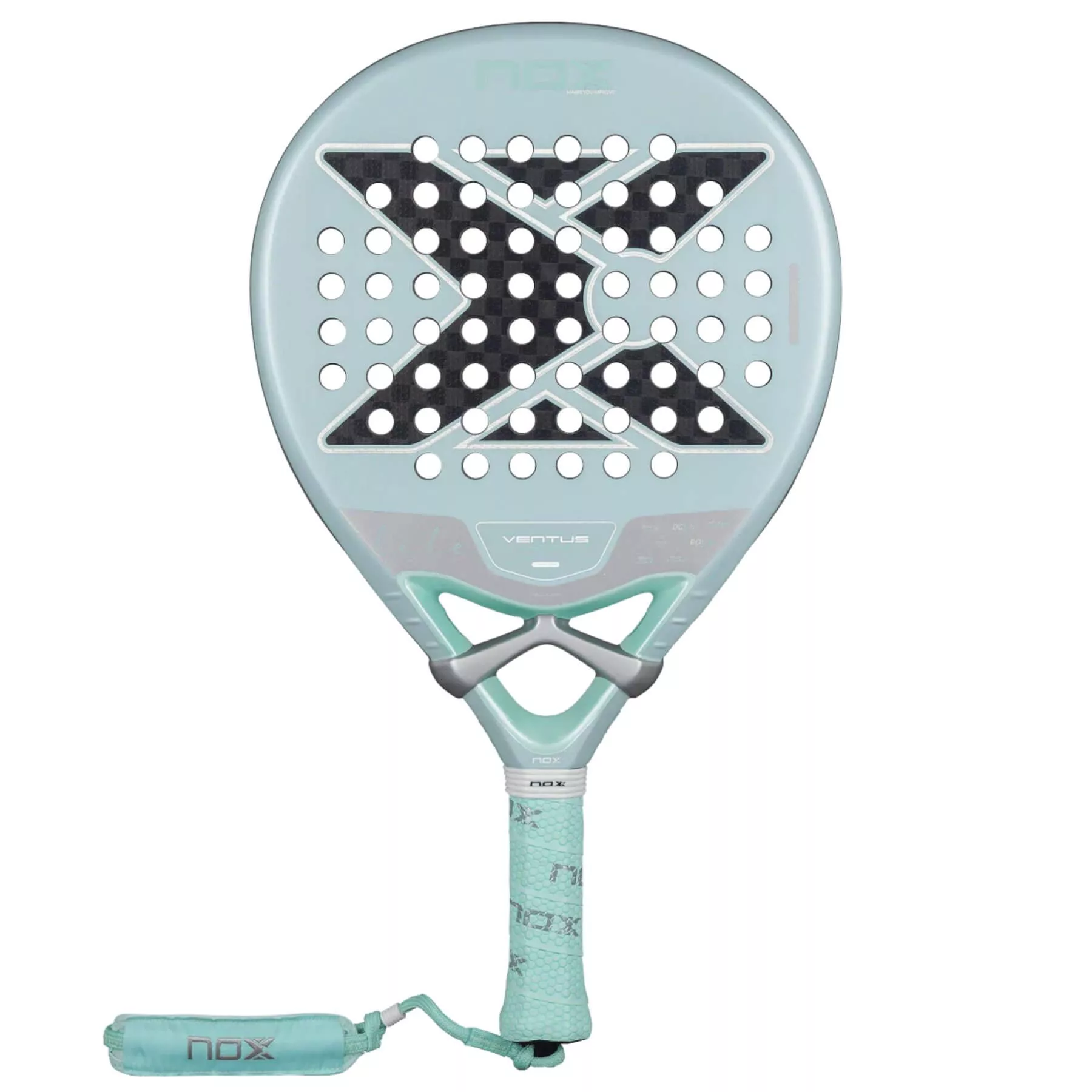 Raquete de padel NOX VK10 Ventus Hybrid 12K Lite