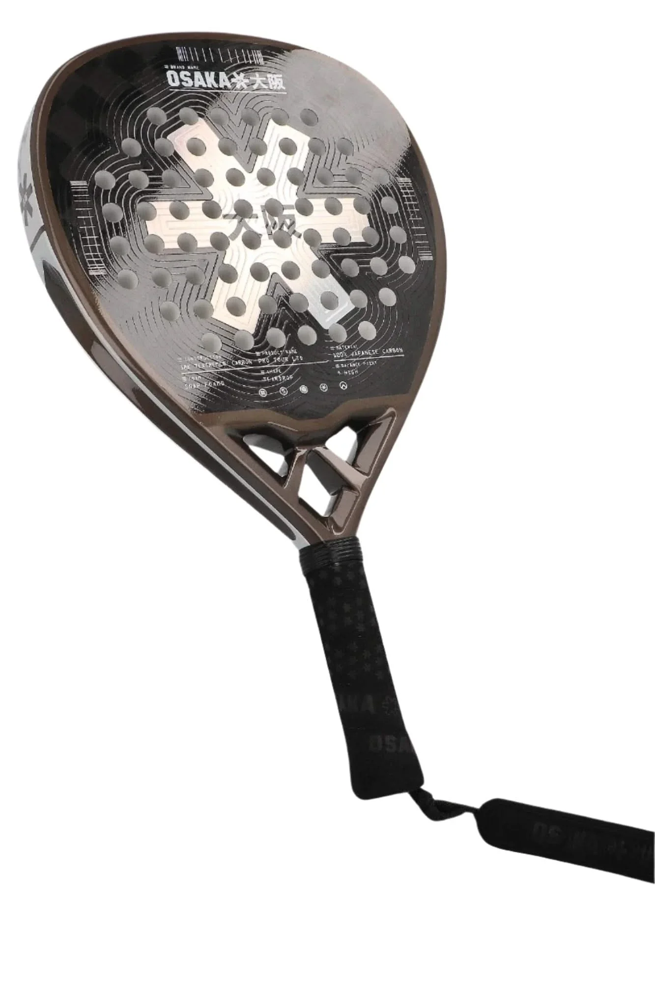 Raquete de padel Osaka Limited Edition Pro Tour Power -Hologram 2025, foto 2