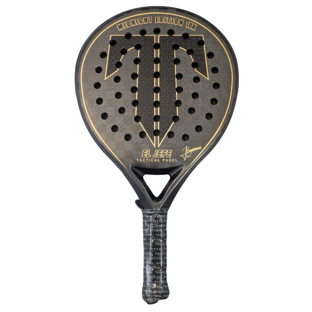 Raquete de padel Tactical El Jefe 18K Midnight