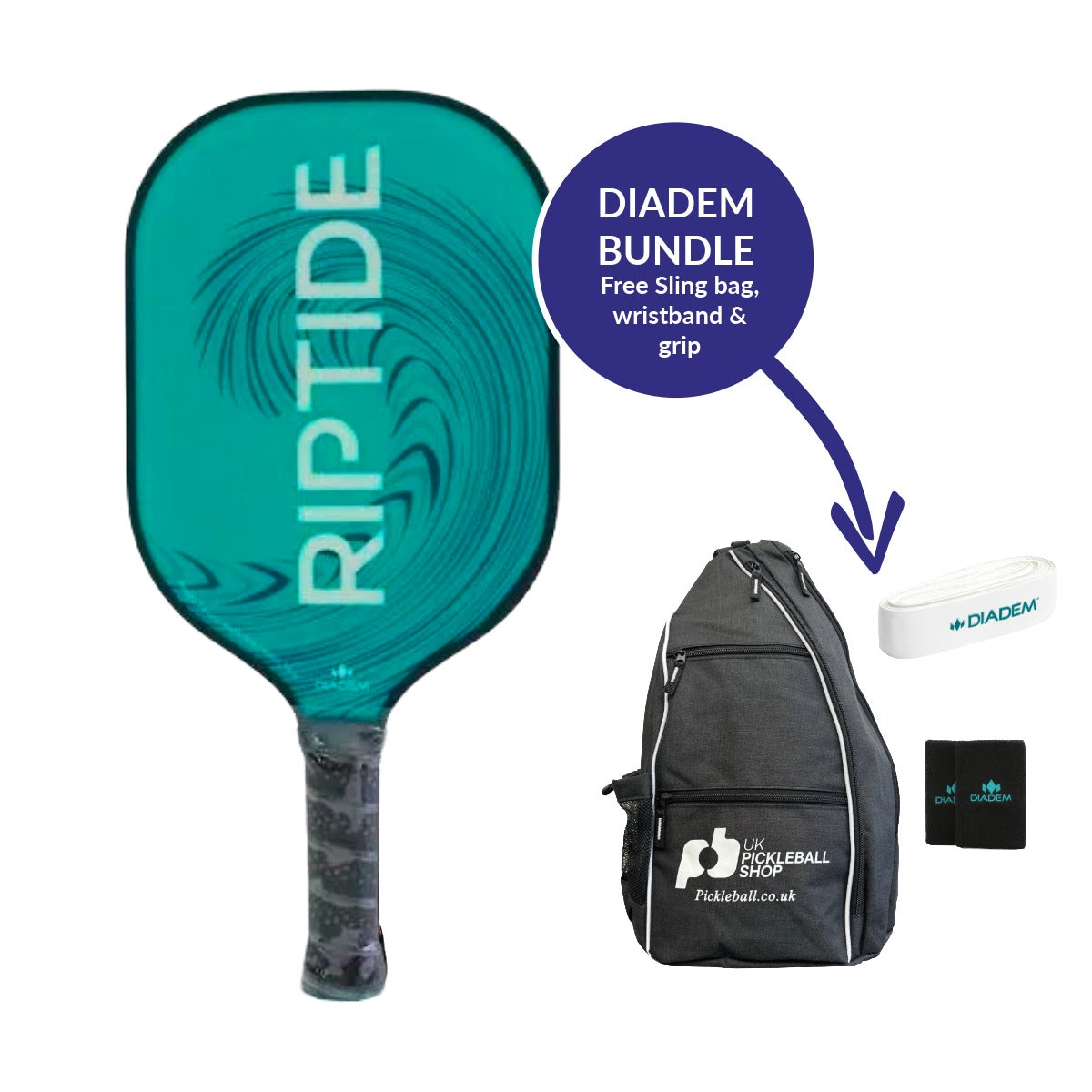 Diadem Riptide pickleball paddle