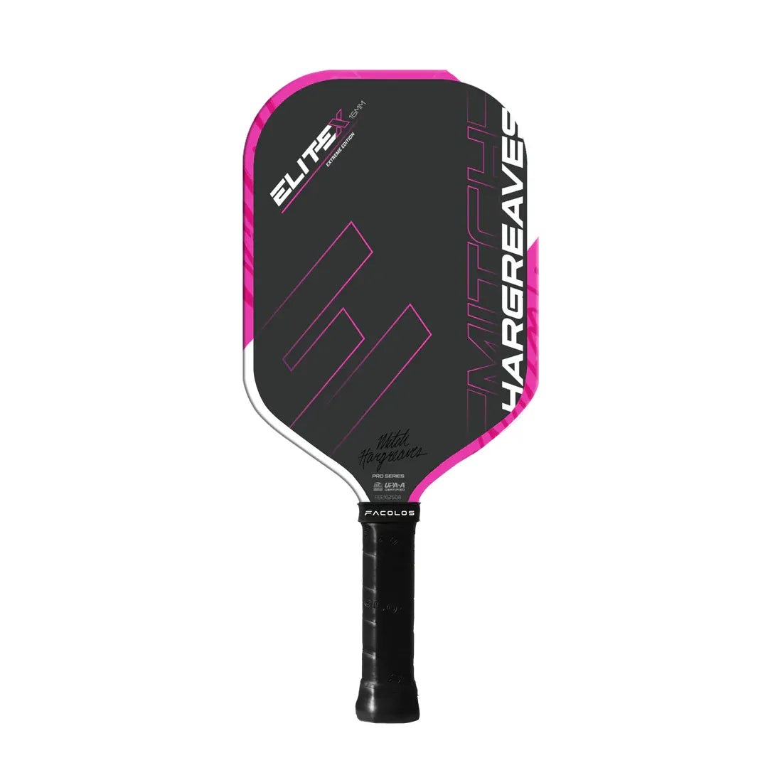 Raquete de pickleball Facolos Mitch Hargreaves Elite X Signature 16mm Limited Edition